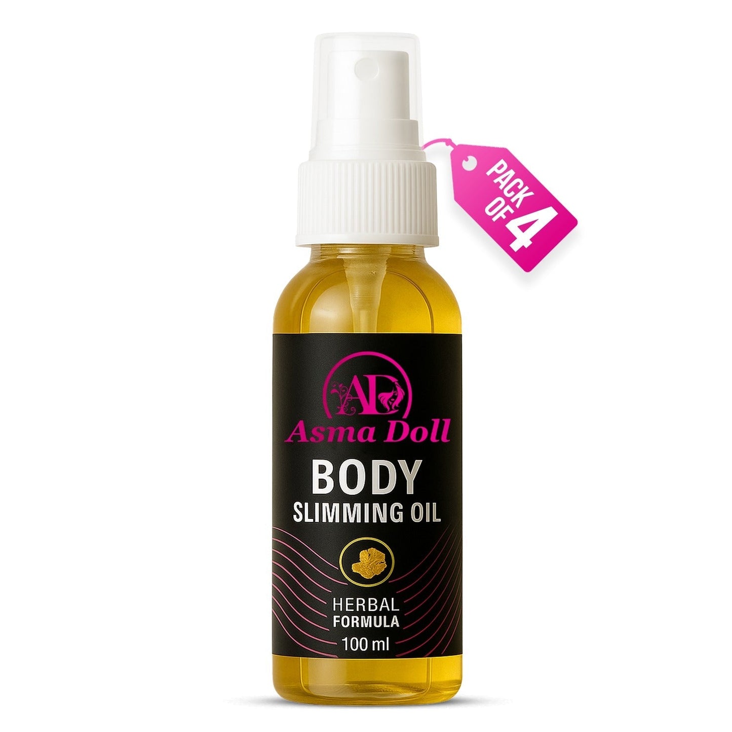 Asma Doll Body Slim Oil (Pack of 4)
